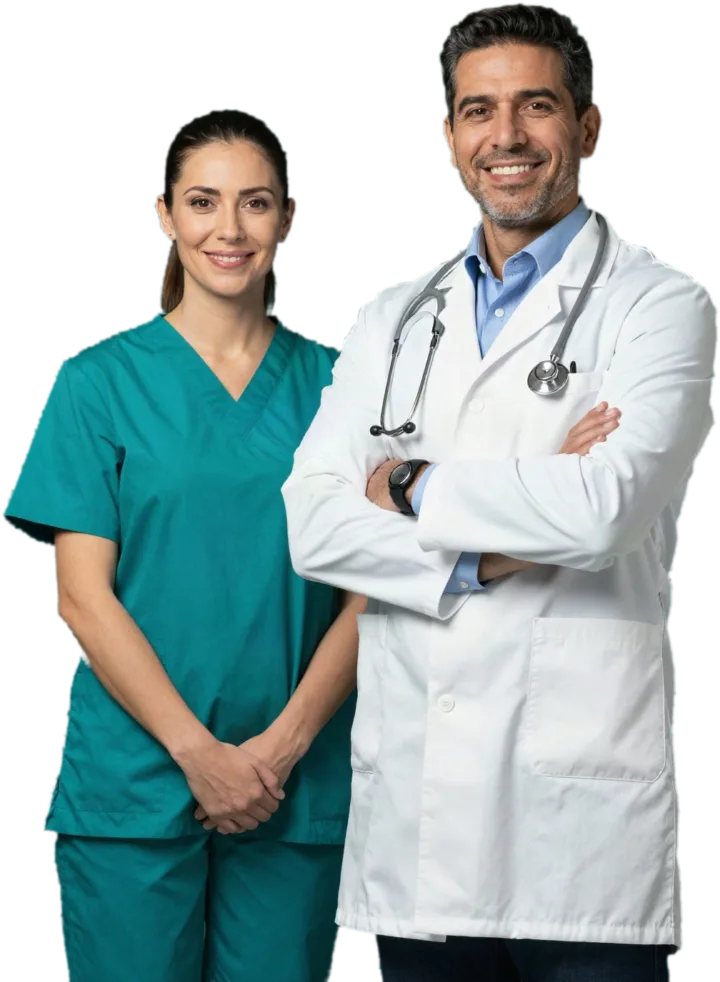 Médico y enfermera de Unionexport
